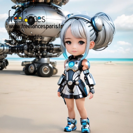 Pao mise en page internet vidéo illustration 3d serveur IA générative AI freelance paris studio de création magazines QUJOAZ70